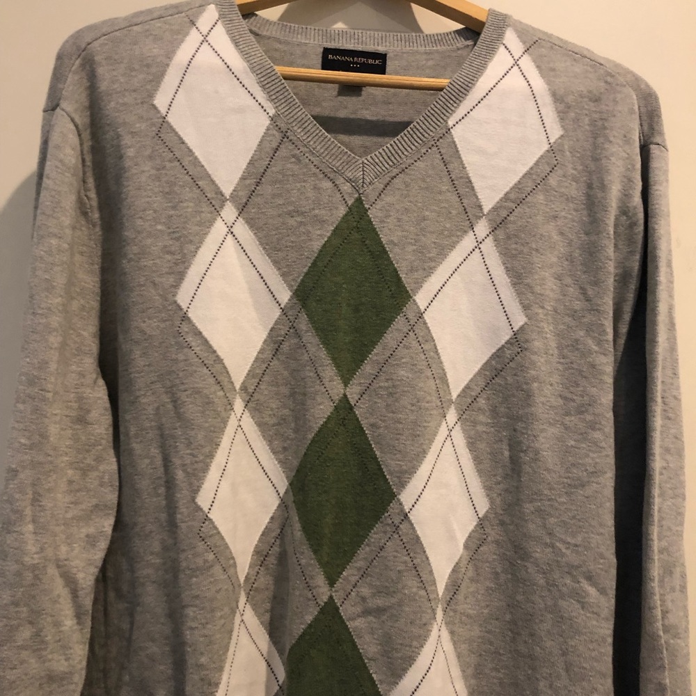 Men’s Argyle Sweater